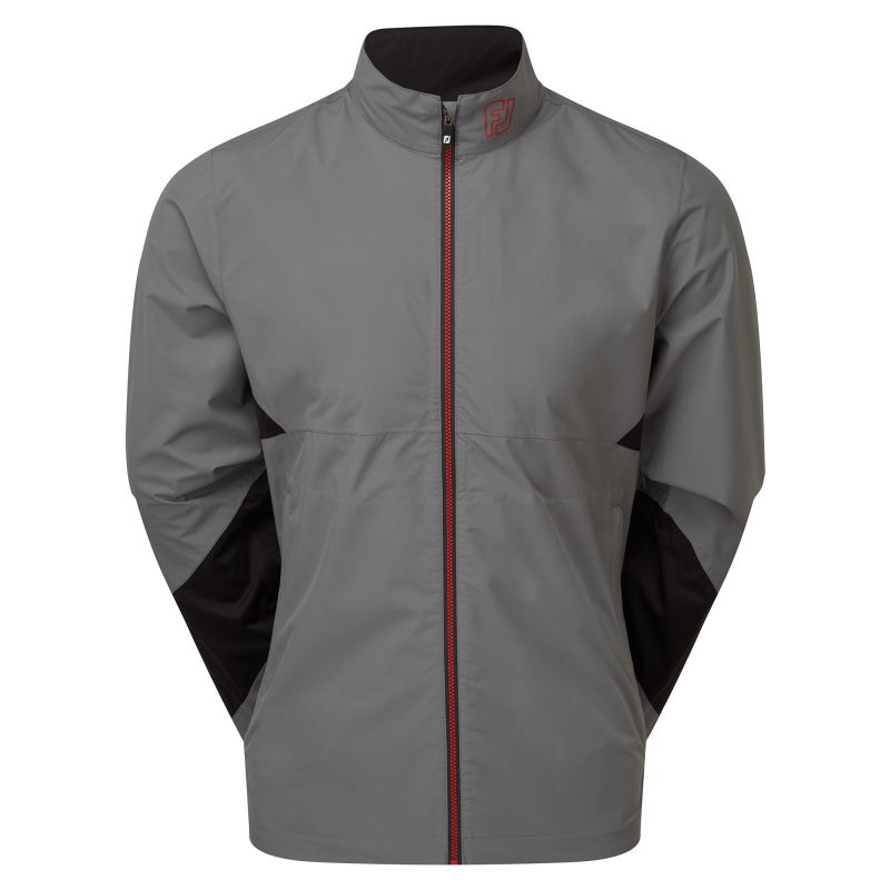 FootJoy HydroLite X Jacket - Charcoal/Black/Red
