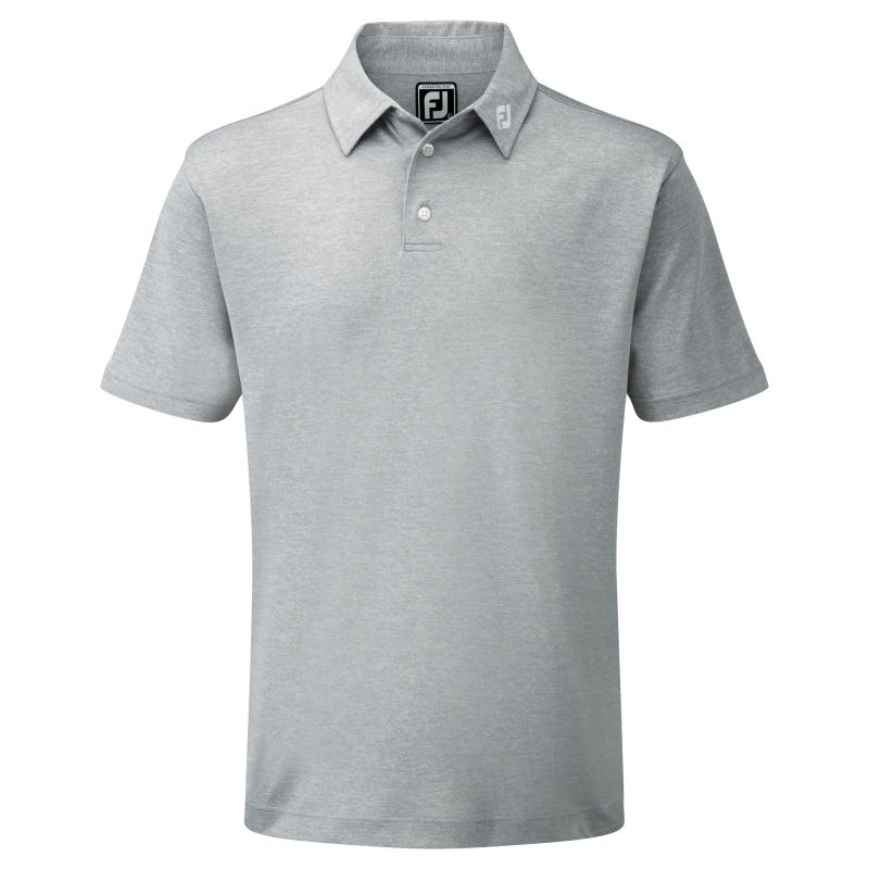 FootJoy Stretch Pique Solid - Heather Grey