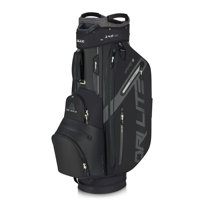 BIG MAX Dri Lite Sport 3 Cart Bag - Black
