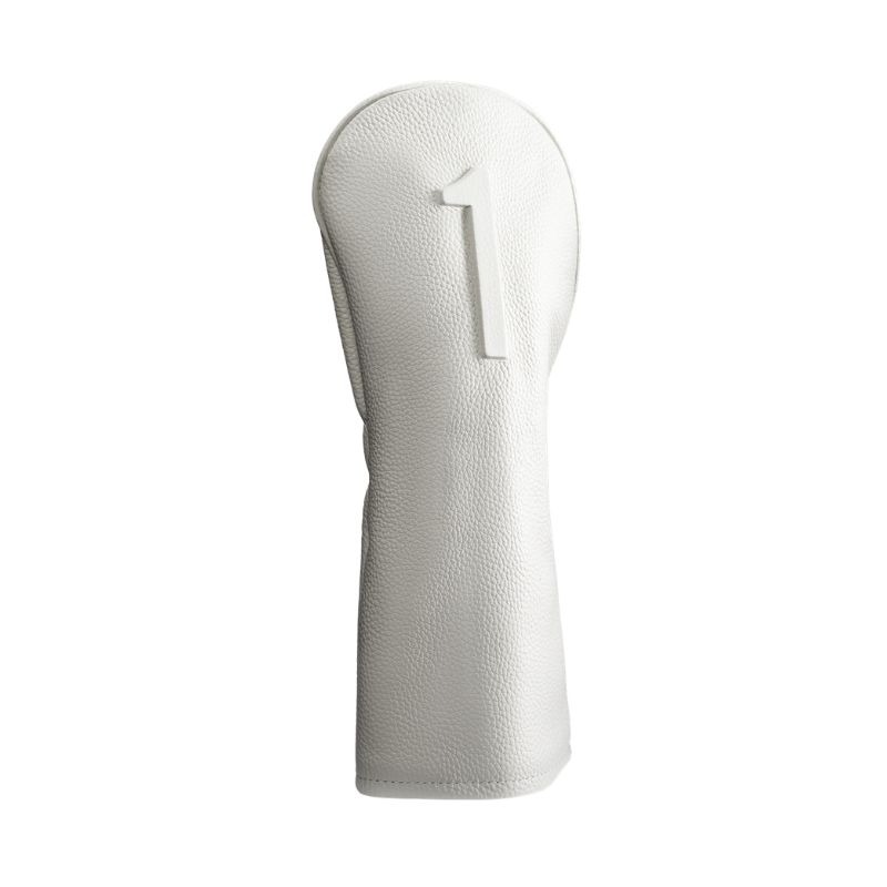 Vessel Lux EmbossÃ Headcover White - Driver