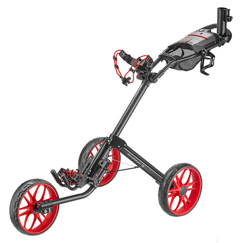 Caddytek 15.3 V2 Golf Trolley 3 Wieler â Rood