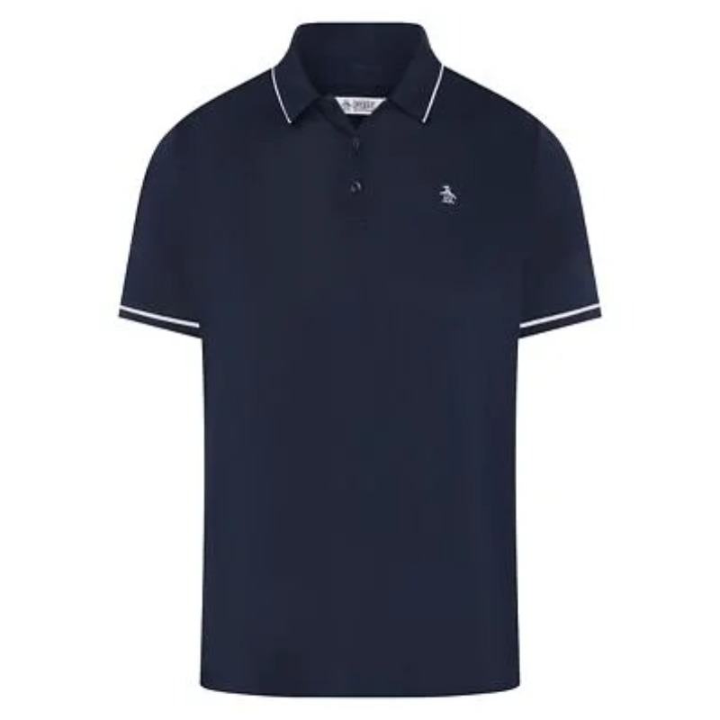 Original Penguin Pete's Solid Polo - Black Iris