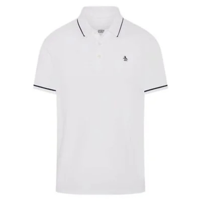Original Penguin Pete's Solid Polo - Bright White