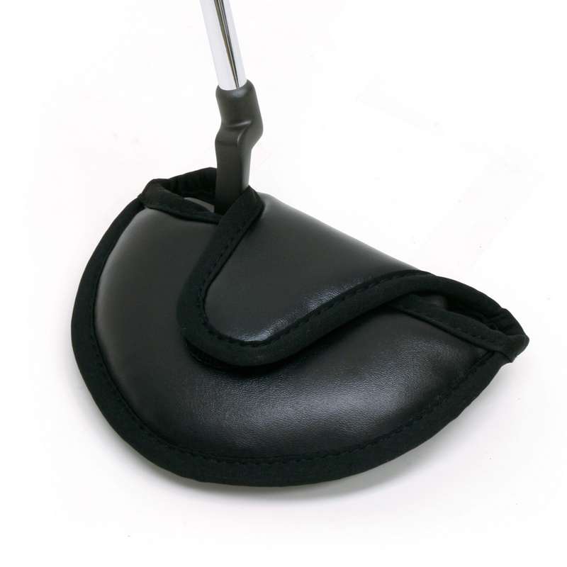 Mallet Putter Synthetic Leather Headcover Black Oversize-Putter HC