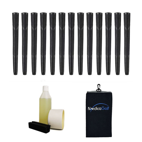 Karma Arthritic Jumbo Gripkit - 13 grips, klem, grip solvent, griptape, handdoek