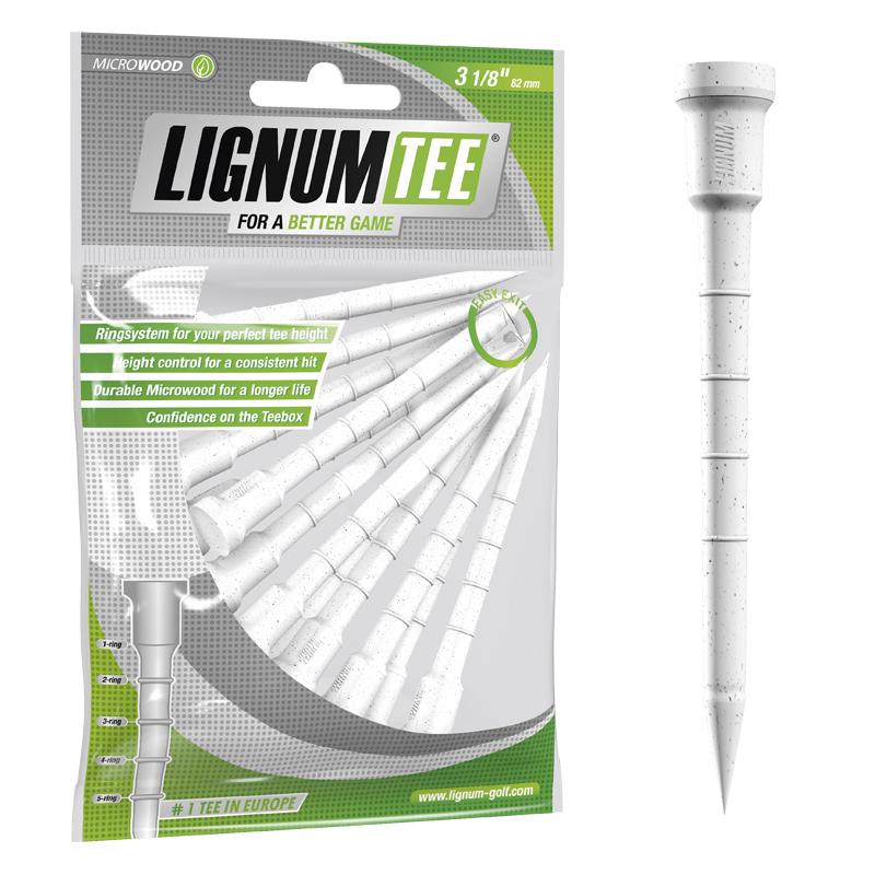 Lignum Tees White Golf-Tees