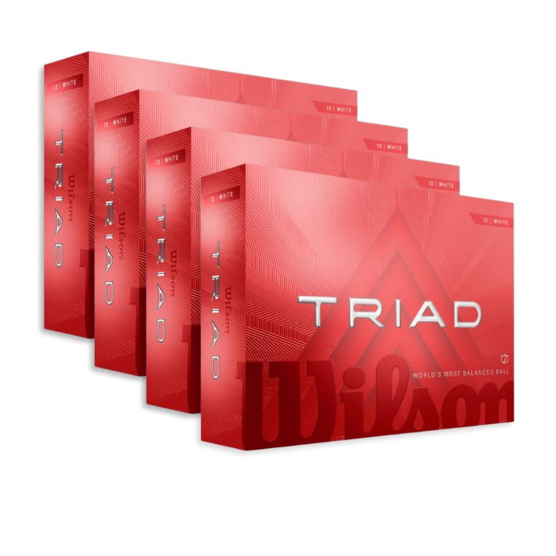 Wilson Triad - White - 4 Pack