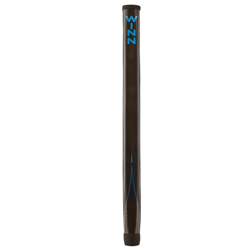 Winn Excel 15" Midsize Black Pistol Putter Golfgrips
